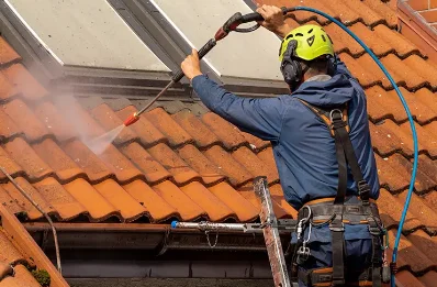 Démoussage et hydrofuge de toiture à Aubinges